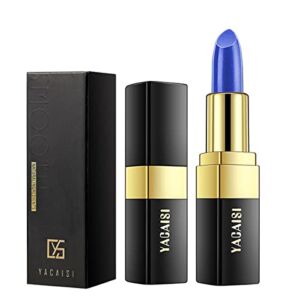 Blue Magic Temperature Changing Colors Lipstick, Not Easy to Stick Cup Magic Color Changing Lip Gloss, Long Lasting & Waterproof Lipstick Set, Moisturizer Lip Balm, Nutritious Lipstick for Women