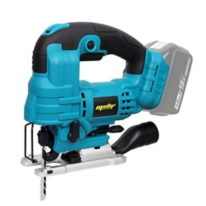 Mellif Brushless Jig Saw for Makita 18V Battery, Electric Cordless Jigsaw Bevel Cutting Tool for Woodworking (Battery Not Included)