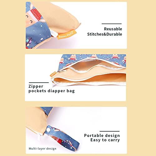 Wet Dry Bags for Baby Cloth Diapers – Waterproof Reusable Washable Travel Bags, Gym Bag, Pool, Daycare Soiled Baby Items Yoga Gym Bag for Swimsuits & Wet Clothes 2pcs/set 7×9.8 inch (Dasiy) | The Storepaperoomates Retail Market - Fast Affordable Shopping