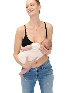 HATCH Premium Hands-Free Pumping & Nursing Bra, All Day Wear | Free of Chemicals | Suitable for Most Breastfeeding-Pumps Black