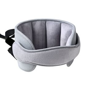RUITASA Car Seat Head Support Band, Safety Car Seat Neck Relief, Adjustable Child Car Seat, Infants and Baby Head Support(Gray)