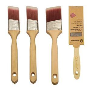 Remodeler Paint Brushes for Walls-4 Pack，Small Paint Brush，Brushes for Painting，for Wall, Furniture, Trim