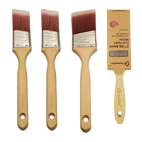 Remodeler Paint Brushes for Walls-4 Pack，Small Paint Brush，Brushes for Painting，for Wall, Furniture, Trim | The Storepaperoomates Retail Market - Fast Affordable Shopping