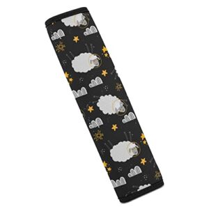 Sheep Star Cloud Constellation Seat Belt Shoulder Pad Cushions One Piece Suitable for Car Seat Belt Backpack Shoulder Bag