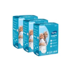 Dignity Magna Adult Diapers (Pack of 3, Medium)
