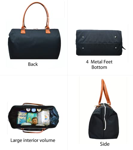 Mommy Bag for Hospital,Diaper Bag Tote,Maternity Mom Bags Essentials,Labor & Delivery,Travel Large Capacity Bag for Baby Care (A Black) | The Storepaperoomates Retail Market - Fast Affordable Shopping