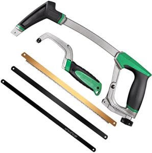 Hacksaw Frame Set, Standard and Mini Hacksaw, 12″ Replaceable Blade