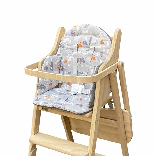 ZARPMA Highchair Cushion Insert Baby High Chair Cover Pad Chair Seat Cushion Liner Mat Padding Wooden Highchair Protection Pad | The Storepaperoomates Retail Market - Fast Affordable Shopping