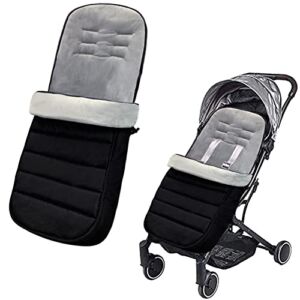AIKSSOO Universal Baby Stroller Bunting Bag Footmuff Sleeping Bag Warm Thicken Winter Outdoor Waterproof Windproof Cold-Proof Detachable