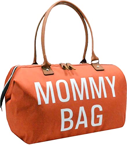 Mommy Bag for Hospital,Diaper Bag Tote,Maternity Mom Bags Essentials,Labor & Delivery,Travel Large Capacity Bag for Baby Care (A Brick Orange) | The Storepaperoomates Retail Market - Fast Affordable Shopping