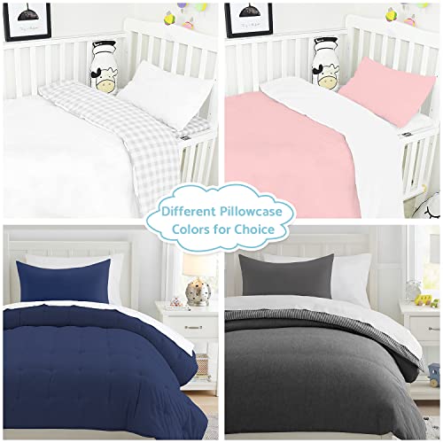Toddler Pillow- 13X18 Baby Pillows for Sleeping- Small Kids Pillow with Soft Cotton Pillowcase- Machine Washable- Perfect for Cribs Bed Sets, Toddler Cots, Travel (White) | The Storepaperoomates Retail Market - Fast Affordable Shopping