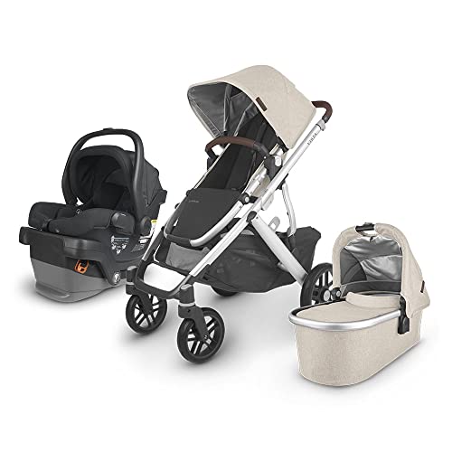 Vista V2 Stroller- Declan (Oat Melange/Silver/Chestnut Leather) + MESA V2 Infant Car Seat – Jake (Charcoal) | The Storepaperoomates Retail Market - Fast Affordable Shopping