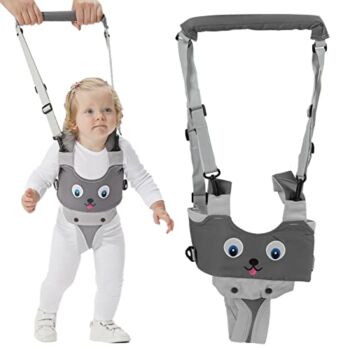 Jiawu Baby Walking Harness, Baby Walker, Handheld Kids Toddler Walking Harness Helper Assistant Protective Belt, Adjustable Standing Up Walking Learning Helper for Toddler 8 to 24 Month Old(#1) | The Storepaperoomates Retail Market - Fast Affordable Shopping