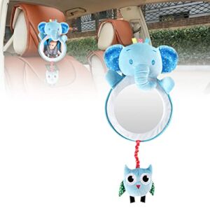 Baby Car Mirror Rear Facing, Wide View For Baby Kids Baby Rear Facing Mirrors