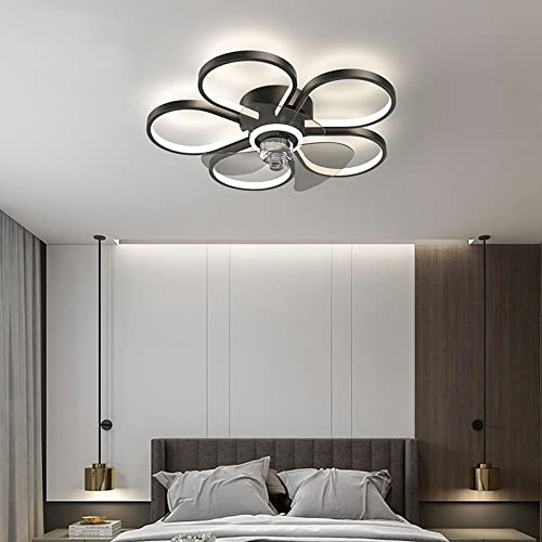 FAZRPIP Modern Ceiling Fan with Lights, Flush Mount, Remote Control LED Dimming 3 Colors Lighting, Low Profile Ceiling Fan for Kitchen, Bedroom, Children’s Room | The Storepaperoomates Retail Market - Fast Affordable Shopping