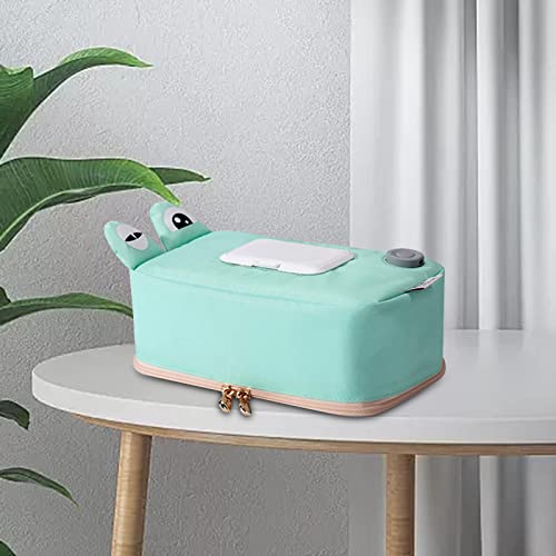 Gazechimp Wipe Warmer Baby 3 Modes Comfortable Wipe Heater Warms Quickly Evenly Portable Electric Wipe Dispenser for Travel Car, Green Frog | The Storepaperoomates Retail Market - Fast Affordable Shopping