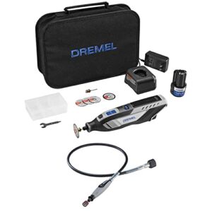 Dremel 8250 Cordless Brushless Rotary Tool Kit and 225 Flex Shaft Rotary Tool Attachment