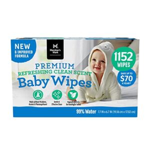 Member’s Mark Premium Scented Baby Wipes (1,152 Count)