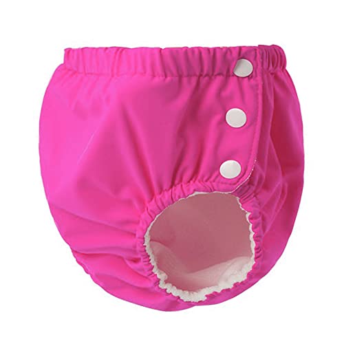Reusable Swim Diapers Newborn Baby Unisex Toddler Infant Ruffle Easy Snap Swimming Diaper Washable Swim Shorts for Swim Lessons Shocking Pink 3-6 Month | The Storepaperoomates Retail Market - Fast Affordable Shopping