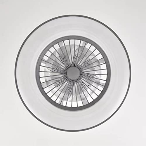 Fan suction ceiling light 2 in 1 Bluetooth chandelier with lamp and speaker closed invisible ceiling fan light white with remote control and APP control is suitable for bedroom and sports room | The Storepaperoomates Retail Market - Fast Affordable Shopping