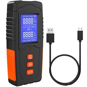 EMF Meter Handheld Electromagnetic Field Radiation Detector Rechargeable Digital LCD EMF Meter for Home Outdoor and Ghost Hunting Inspections