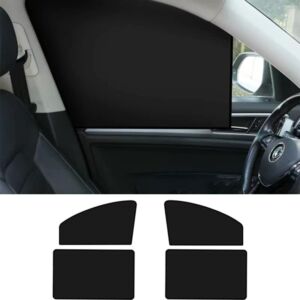 4 PCS Car Window Shade for Side Windows, Magnetic Window Shades for Car Baby and Kids, 100% Block Light Car Window Shade for Breastfeeding, Taking a Nap, Changing Clothes