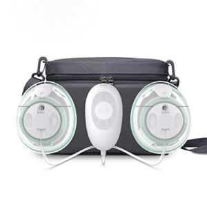 Elvie Stride Plus Hospital-Grade App-Controlled Breast Pump with 3-in-1 Carry Bag | Hands-Free Wearable Electric Breast Pump with 2-Modes & 5oz Capacity per Cup