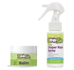 Diaper Rash Care Bundle for Baby, Diaper Rash Spray & Healing Balm by the Makers of Boogie Wipes