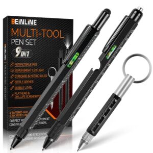 Gifts for Men, Cool Gadgets Men Tools, 9 IN 1 Multitool Pen Home Gadgets, Birthday Gifts for Boyfriend Dad, Stocking Stuffers Christmas Gifts for Dad Grandpa, Unique Mens gifts, Friend Funny Gifts