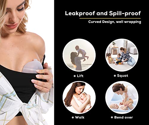 Hands Free Manual Breast Pump︱Wearable Breast Pump with Great Natural Suction︱Kick-Proof, Portable︱2oz Milk Catcher︱Duckbill Suction Piece for Leakproof & Spill-Proof︱Easy Disassembly and Wash(2Pcs) | The Storepaperoomates Retail Market - Fast Affordable Shopping