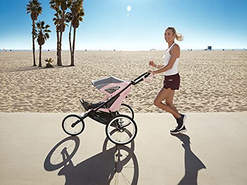 AVI Jogging Stroller Frame in Black + Pink | The Storepaperoomates Retail Market - Fast Affordable Shopping