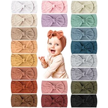 Prohouse 20PCS Baby Nylon Headbands Hairbands Hair Bow Elastics for Baby Girls Newborn Infant Toddlers Kids | The Storepaperoomates Retail Market - Fast Affordable Shopping