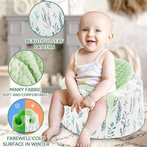 DILIMI Minky Seat Cover, Removable Ultra Soft Comfortable Warm Seat Slipcover for Baby Girl and Boy, Green Leaf | The Storepaperoomates Retail Market - Fast Affordable Shopping
