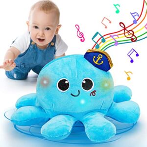 Crawling & Walking Baby Toys 6 to 12 12-18 Months Musical Plush Octopus Light up Voice Control Dancing Infant Toys 6-12 7 8 9 10 Month Old Baby Toys for 1 Year Old Boy Girl Gifts Christmas Toddler Toy