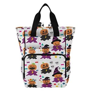 Helloween Diaper Bag Backpack Baby Boy Diaper Bag Backpack Diaper Knapsack Travel Backpack with Insulated Pockets for Baby Girls