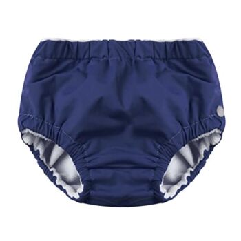 YOOJIA Baby Boys Girls Reusable Swim Diaper Washable Adjustable Bloomers Swimsuit Swimming Apparel Navy Blue 6-9 Months | The Storepaperoomates Retail Market - Fast Affordable Shopping