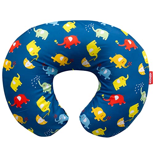 Nursing Pillow Cover with Elephant Print for Baby Boys or Girls, Snug Fits Boppy Nursing Pillows, Soft Breastfeeding Nursing Pillow Slipcovers, for Breastfeeding Moms | The Storepaperoomates Retail Market - Fast Affordable Shopping
