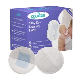 GXXGE Stay Dry Ultra Thin Disposable Nursing Pads for Breastfeeding Highly Absorbent Breast Pads Individually Wrapped 200 Count