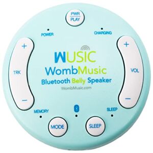 Womb Music Bluetooth Belly Speaker: Play Music, Sounds & Voices to Baby While Relaxing with Your Pregnancy Pillows – Great Pregnancy Gifts for First Time Moms – by Wusic
