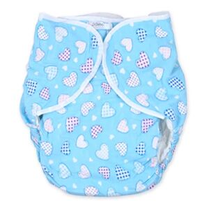 Omutsu Adult Bulky Nighttime Cloth Diaper – Sweet Heart (Small/Medium (28″-39″))
