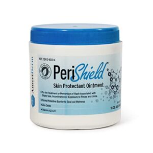 MED PRIDE PeriShield Skin Protectant Diaper Rash Ointment Zinc-Oxide Diaper Rash Cream For Babies With Vitamin A, D & E- Paraben-Free Healing Baby Butt Cream For Rash Treatment & Prevention- 16 oz