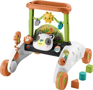 Fisher-Price 2-Sided Steady Speed Panda Walker, interactive baby walking toy with activities and learning songs [Amazon Exclusive]