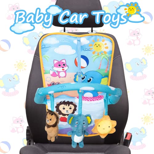 Itomoro Car Seat Toy for Infants Babies 6 to 12 Months, Carseat Toys with Three Kickable and Playable Cute Dolls with Sounds, Car Toys for Babies 6-12 Months, Best Car Travel Companion | The Storepaperoomates Retail Market - Fast Affordable Shopping