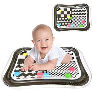 QIUXQIU Toddlers Water Mat Infantable Infants High Contrast Tummy time Baby Water Mat Perfect for Practicing Montessori Time Have Fun Play Activity Center Your Newborn Baby Gear Must Haves