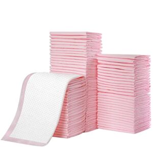 Disposable Changing Pad Liners Pack of 100 Baby Incontinence Changing Pads Diaper UnderPads Ultra Soft Super Absorbent Waterproof Mat 13 x18 in
