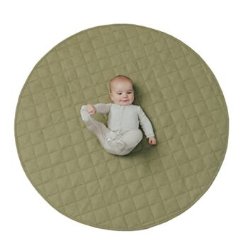 Sunshine & Poppy – Leather Baby Play Mat – Under High Chair Mat, Baby Crawling Mat, Large Floor Cover, Waterproof and Wipeable Leather, Spill and Food Splat Protection, Anti-Slip Base, Girls and Boys | The Storepaperoomates Retail Market - Fast Affordable Shopping