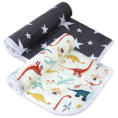 Diaper Changing Pads for Baby, Dinosaur Change Mat, 3 Layers Waterproof Change Pad Foldable Absorbent Mats for Women, Reusable Incontinence Underpads for Patient 24”x30” | The Storepaperoomates Retail Market - Fast Affordable Shopping