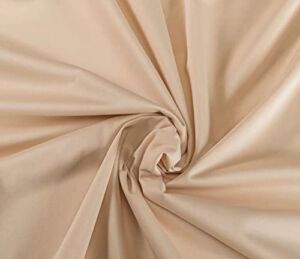 PUL P.U.L. 1 mil Poly-Urethane Laminated Diaper Cover Water Resistant Nude Sand Neutral Solid Fabric by The Yard (A102.10)