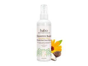 Babo Botanicals Sensitive Baby Fragrance-Free Diaper Rash Cream Spray – with Non-Nano Zinc Oxide, Organic Shea Butter, Olive Oil & Aloe Vera – EWG Verified & Hypoallergenic – 3 fl. oz., White