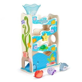 Melissa & Doug Rollables Wooden Ocean Slide Infant and Toddler Toy (5 Pieces) – Ocean Themed Toys for Toddlers, Early Learning Toys for Infants and Toddlers Ages 1+ | The Storepaperoomates Retail Market - Fast Affordable Shopping